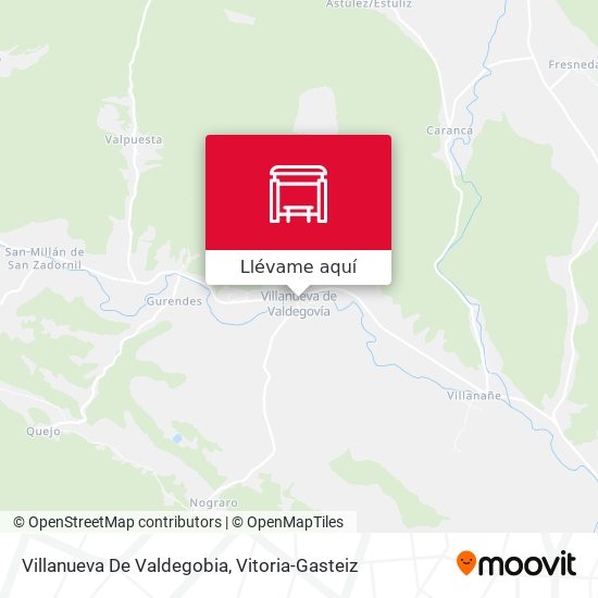 Mapa Villanueva De Valdegobia