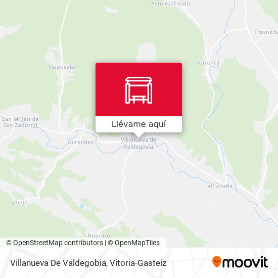 Mapa Villanueva De Valdegobia