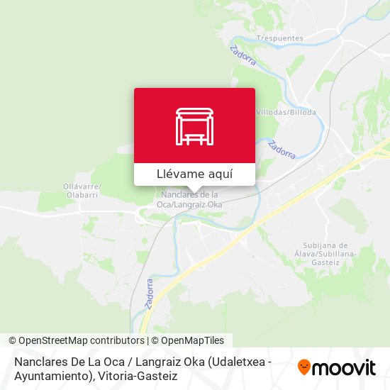 Mapa Nanclares De La Oca / Langraiz Oka (Udaletxea - Ayuntamiento)