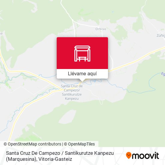 Mapa Santa Cruz De Campezo / Santikurutze Kanpezu (Marquesina)