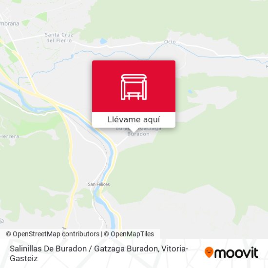 Mapa Salinillas De Buradon / Gatzaga Buradon