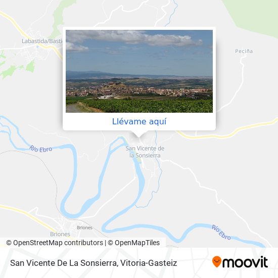 Mapa San Vicente De La Sonsierra