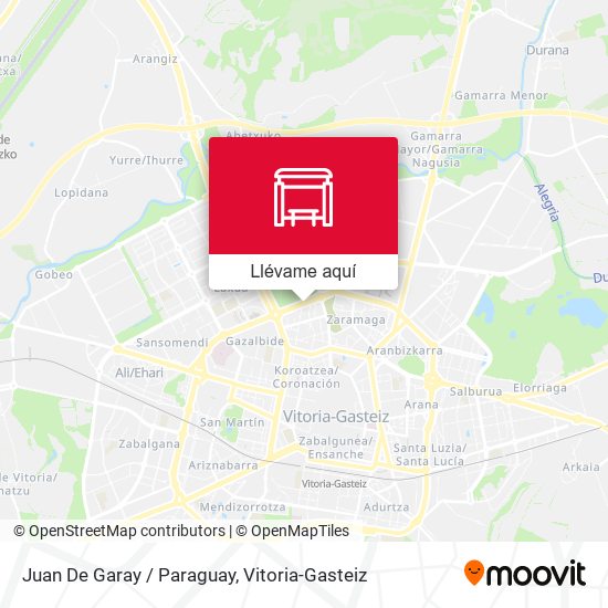 Mapa Juan De Garay / Paraguay