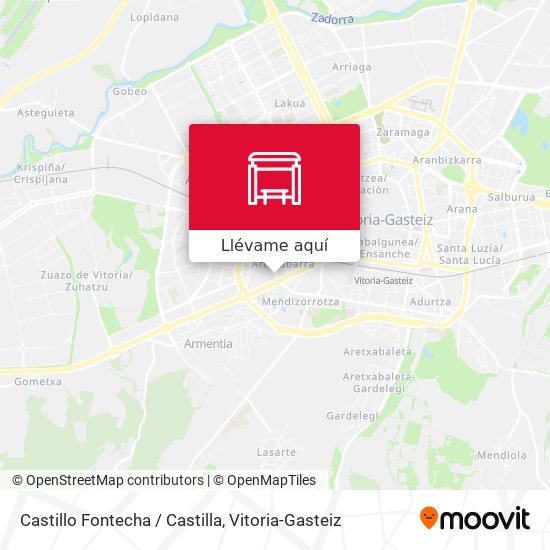 Mapa Castillo Fontecha / Castilla