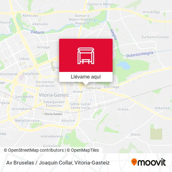 Mapa Av Bruselas / Joaquín Collar