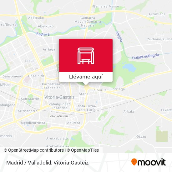 Mapa Madrid / Valladolid