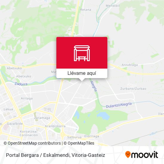 Mapa Portal Bergara / Eskalmendi