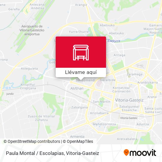 Mapa Paula Montal / Escolapias