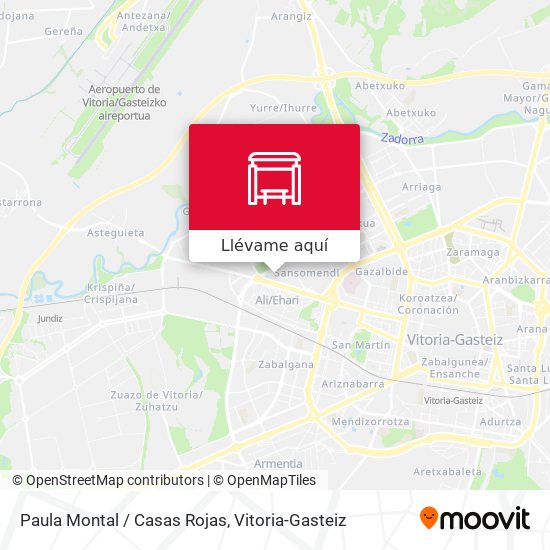 Mapa Paula Montal / Casas Rojas
