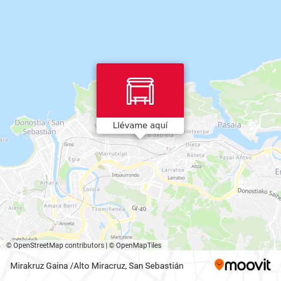 Mapa Mirakruz Gaina /Alto Miracruz