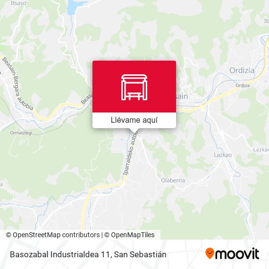 Mapa Basozabal Industrialdea 11