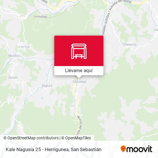 Mapa Kale Nagusia 25 - Herrigunea