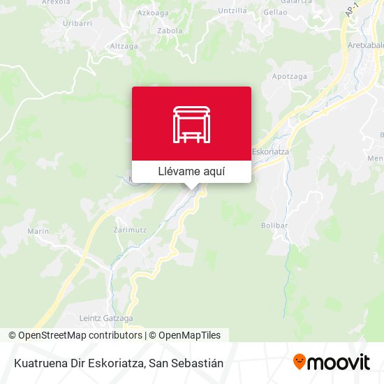 Mapa Kuatruena Dir Eskoriatza