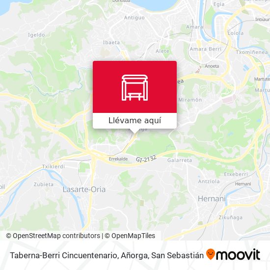 Mapa Taberna-Berri Cincuentenario, Añorga