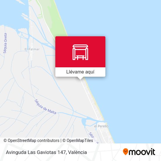Mapa Avinguda Las Gaviotas 147