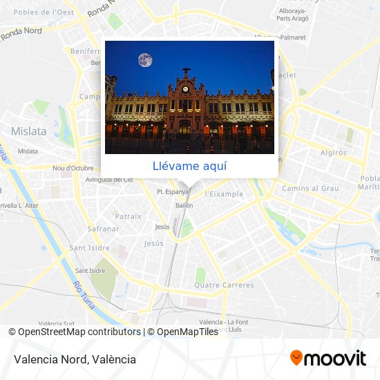 Mapa Valencia Nord