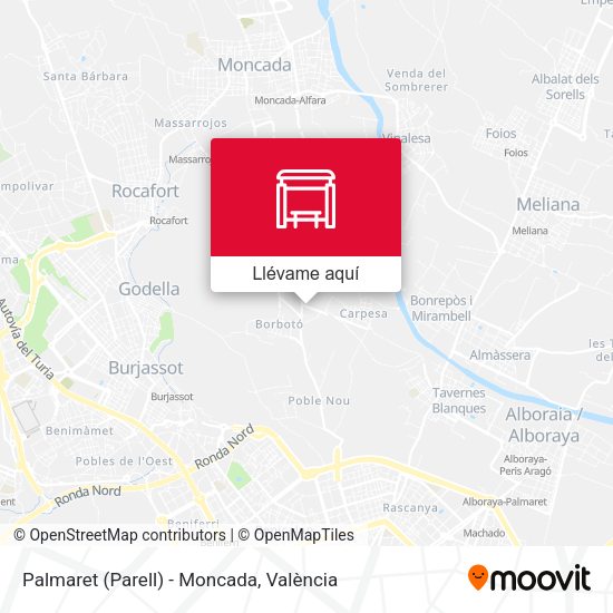 Mapa Palmaret (Parell) - Moncada