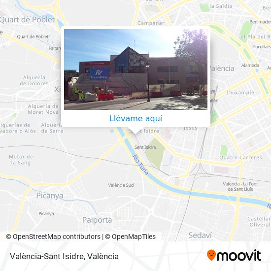 Mapa València-Sant Isidre