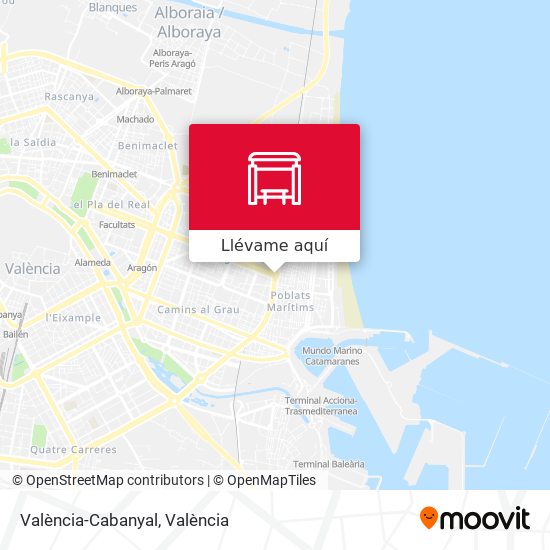 Mapa València-Cabanyal
