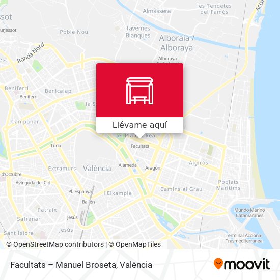 Mapa Facultats – Manuel Broseta