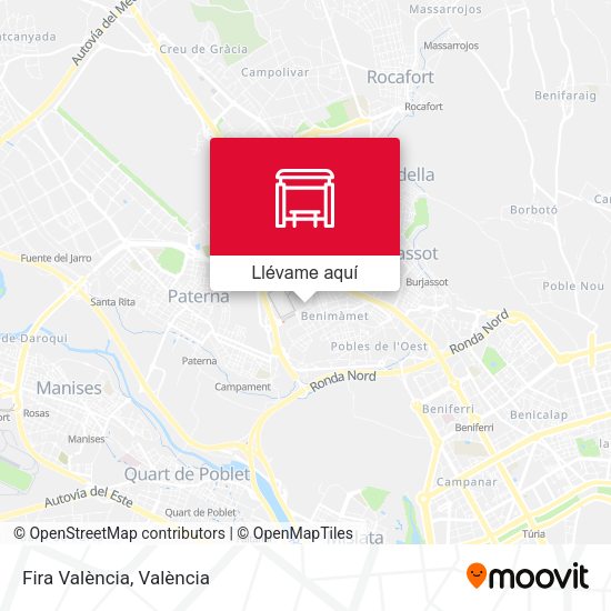 Mapa Fira València
