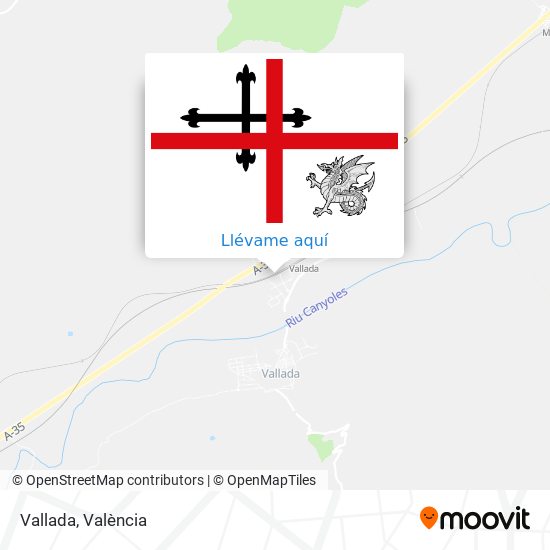 Mapa Vallada