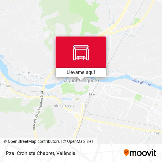 Mapa Pza. Cronista Chabret