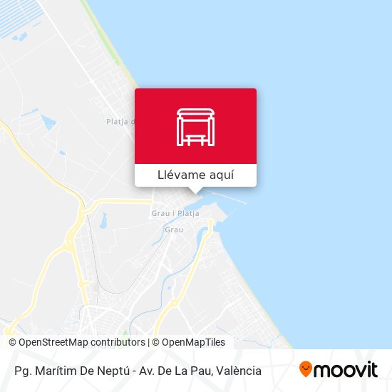 Mapa Pg. Marítim De Neptú - Av. De La Pau