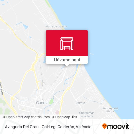 Mapa Avinguda Del Grau - Col·Legi Calderón