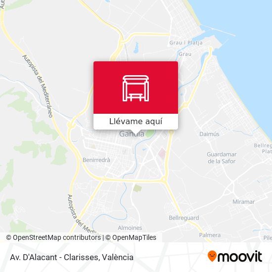 Mapa Av. D'Alacant - Clarisses
