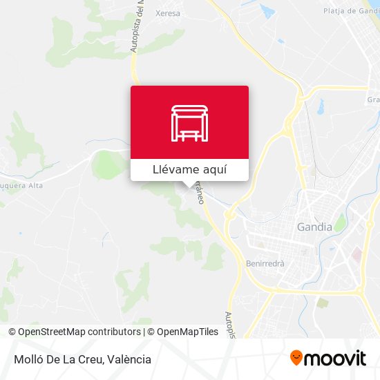 Mapa Molló De La Creu