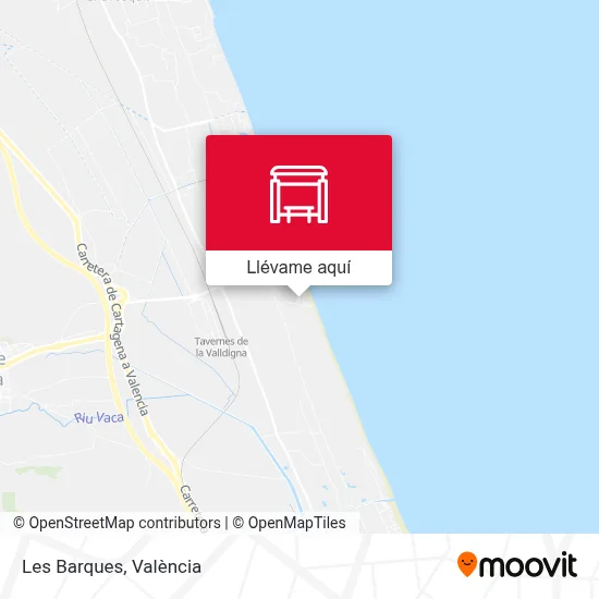 Mapa Les Barques
