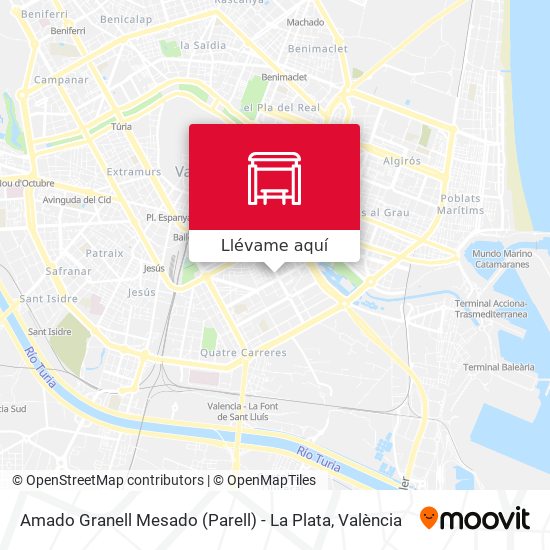 Mapa Amado Granell Mesado (Parell) - La Plata