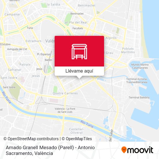 Mapa Amado Granell Mesado (Parell) - Antonio Sacramento