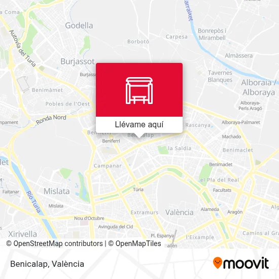 Mapa Benicalap