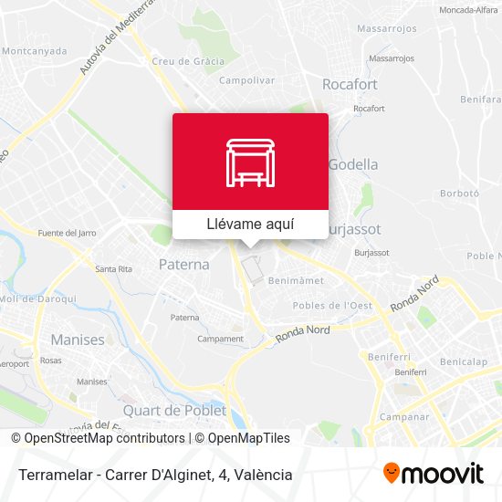 Mapa Terramelar - Carrer D'Alginet, 4