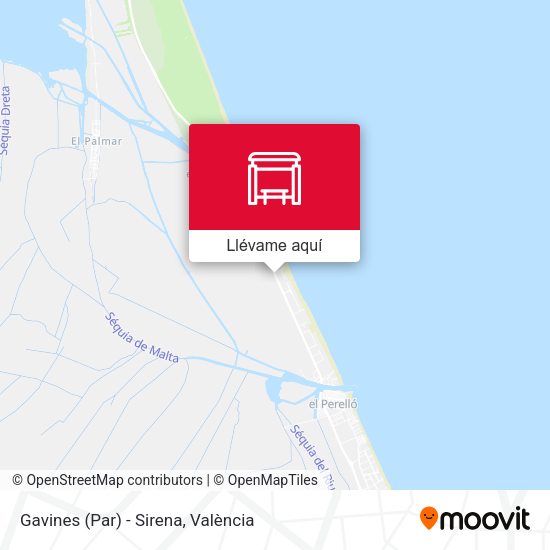 Mapa Gavines (Par) - Sirena