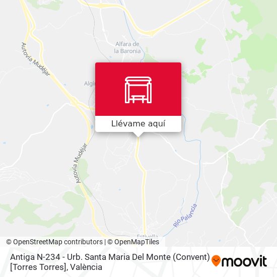 Mapa Antiga N-234 - Urb. Santa Maria Del Monte (Convent) [Torres Torres]