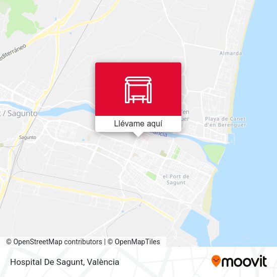 Mapa Hospital De Sagunt