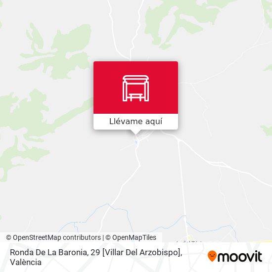 Mapa Ronda De La Baronia, 29 [Villar Del Arzobispo]