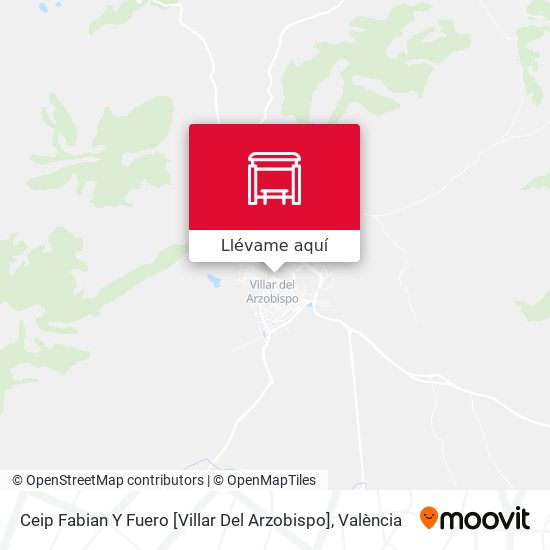 Mapa Ceip Fabian Y Fuero [Villar Del Arzobispo]