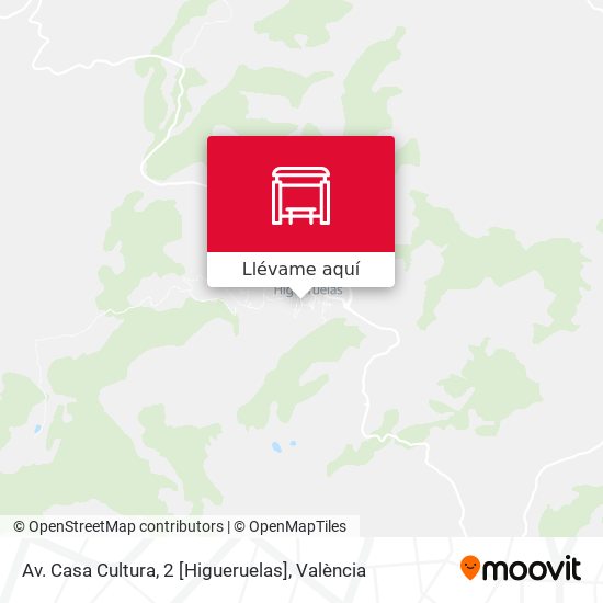 Mapa Av. Casa Cultura, 2 [Higueruelas]