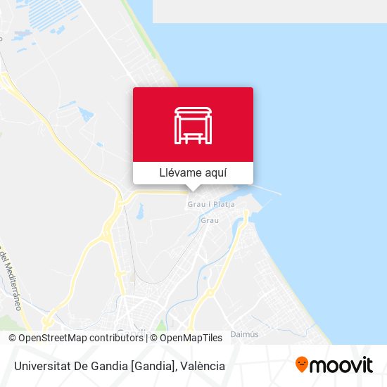 Mapa Universitat De Gandia [Gandia]