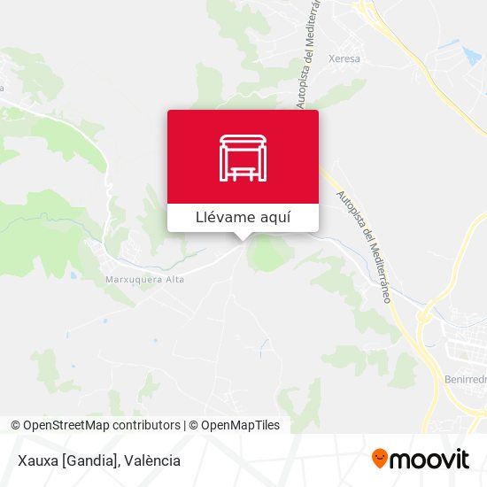 Mapa Xauxa [Gandia]