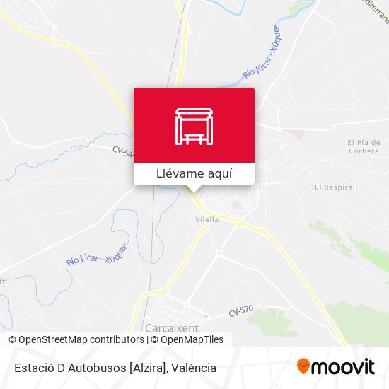 Mapa Estació D Autobusos [Alzira]