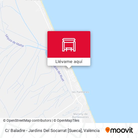 Mapa C/ Baladre - Jardins Del Socarrat [Sueca]