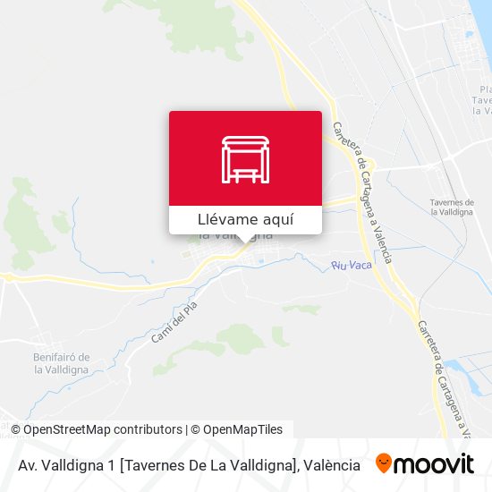 Mapa Av. Valldigna 1 [Tavernes De La Valldigna]