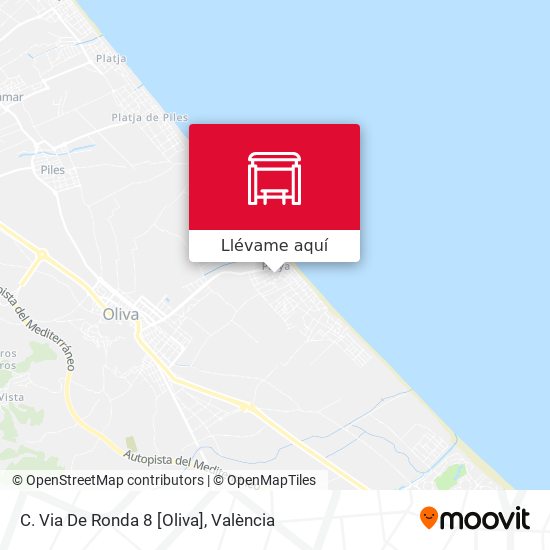 Mapa C. Via De Ronda 8 [Oliva]