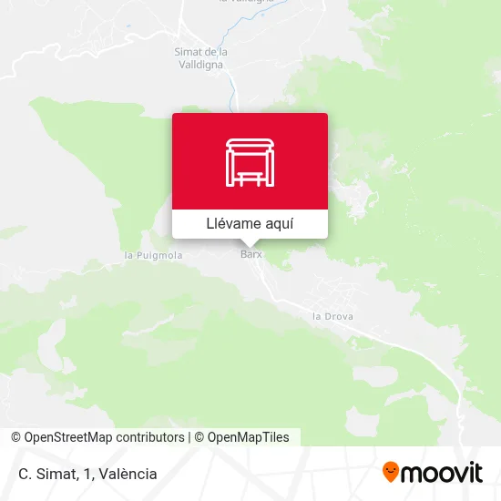 Mapa C. Simat, 1