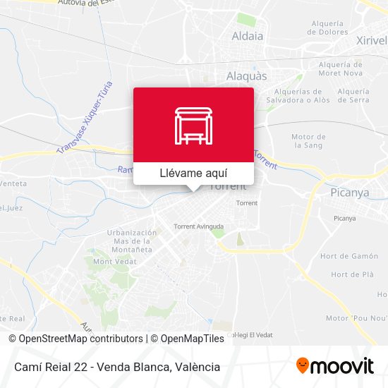 Mapa Camí Reial 22 - Venda Blanca